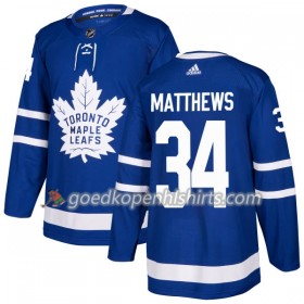Toronto Maple Leafs Auston Matthews 34 Adidas 2017-2018 Blauw Authentic Shirt - Mannen